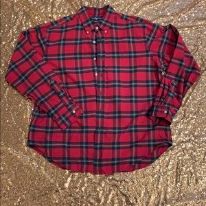 Ralph Lauren Classic Fit Plaid Button Down Shirt